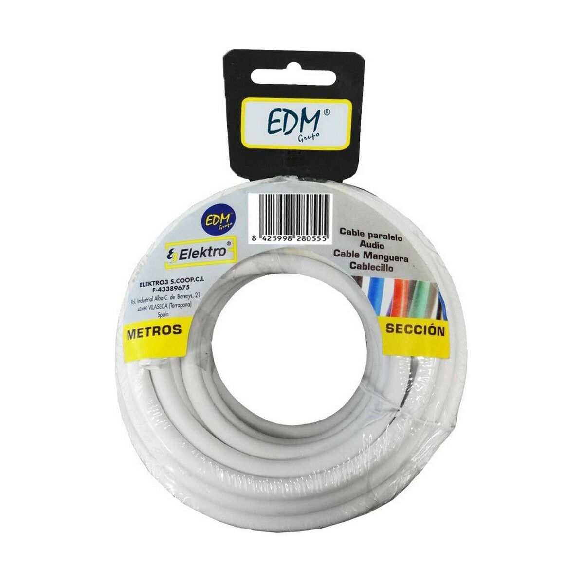 Cable Edm Blanco 20 M