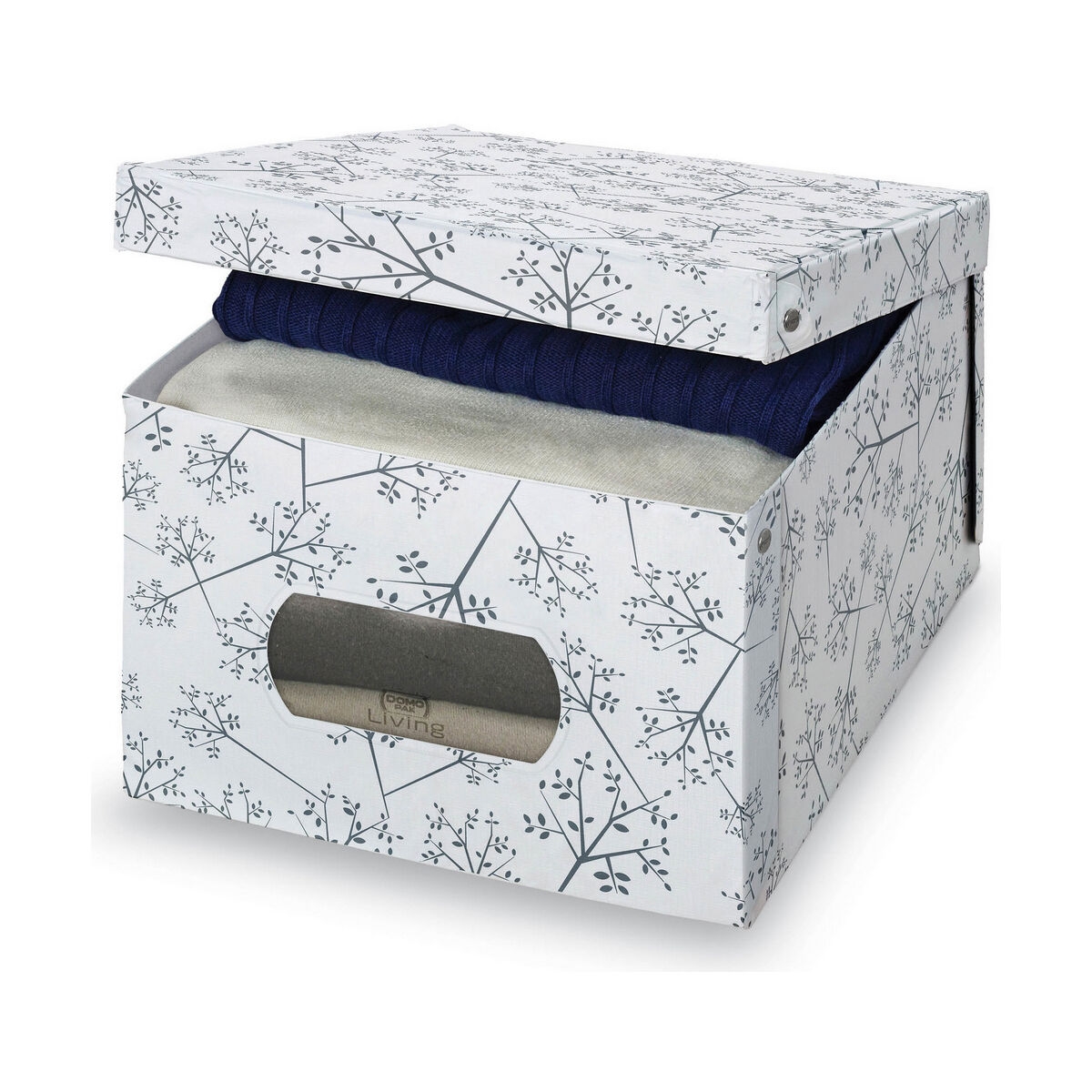 Caja Multiusos Domopak Living 916060 Blanco (39 X 50 X 24 Cm)