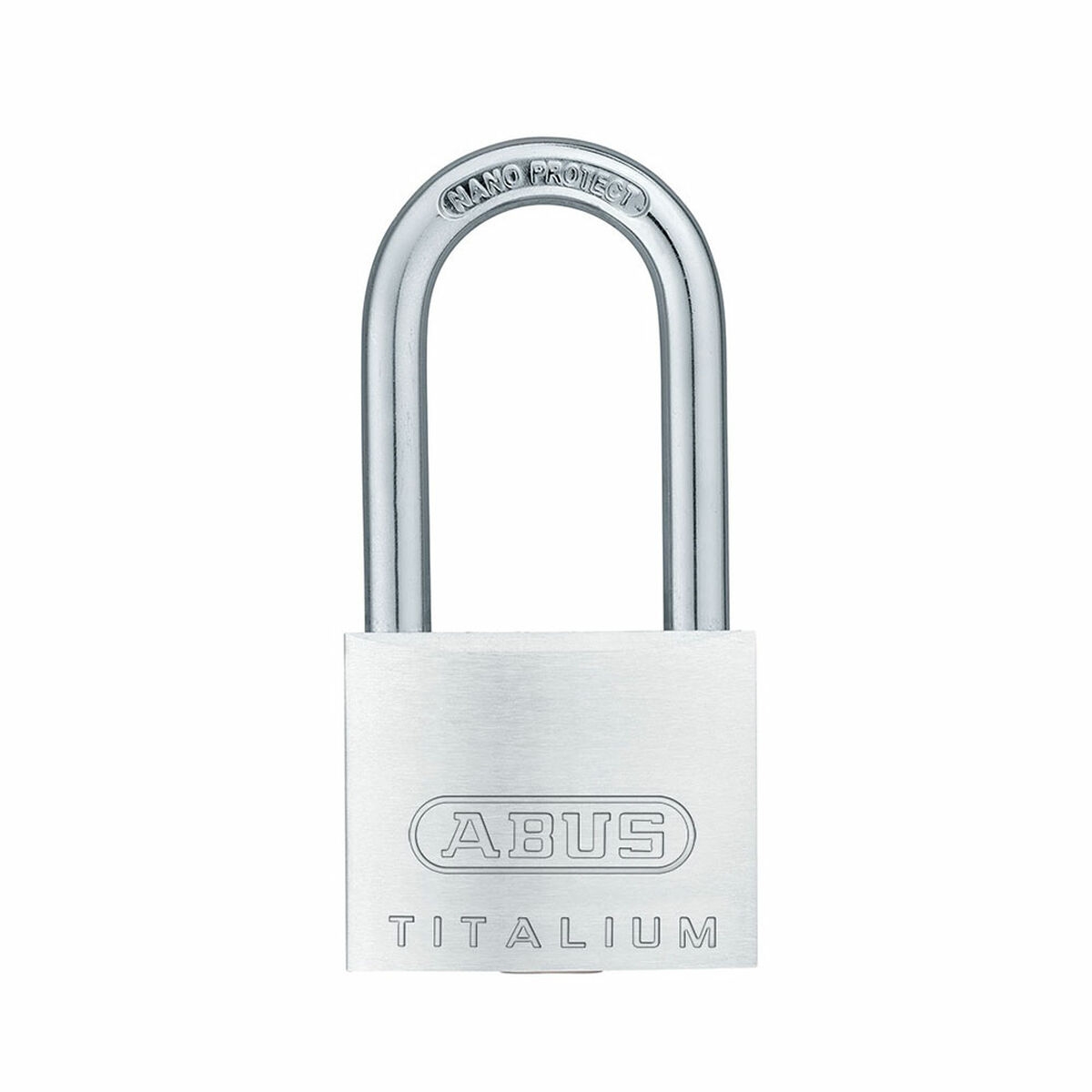 Candado de Llave Abus Titalium 64Ti/50Hb50 Acero Aluminio Largo (5 Cm)