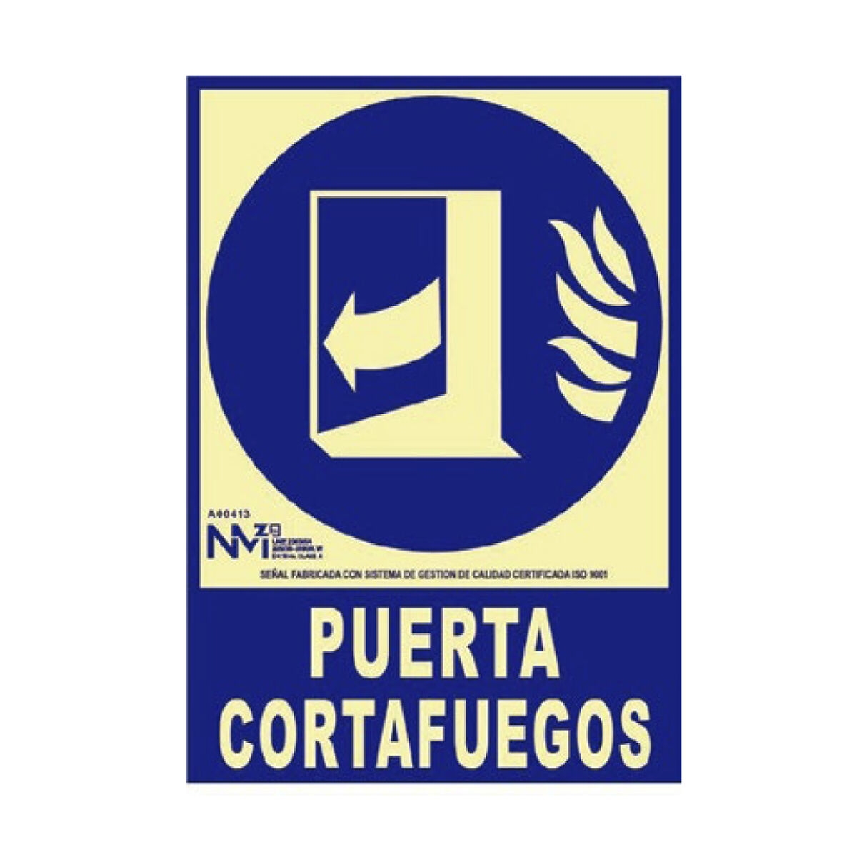 Cartel Normaluz Puerta Cortafuegos Cerrar Después de Utilizar Pvc (21 X 30 Cm)