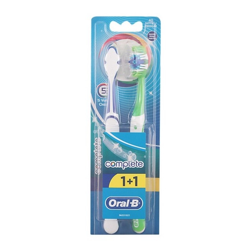 Cepillo de Dientes Oral-B Complete 5 Ways Clean (2 Uds)