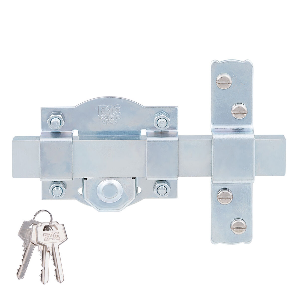 Cerrojo de Seguridad Fac 50-R/80 Acero 50 Mm Galvanizado