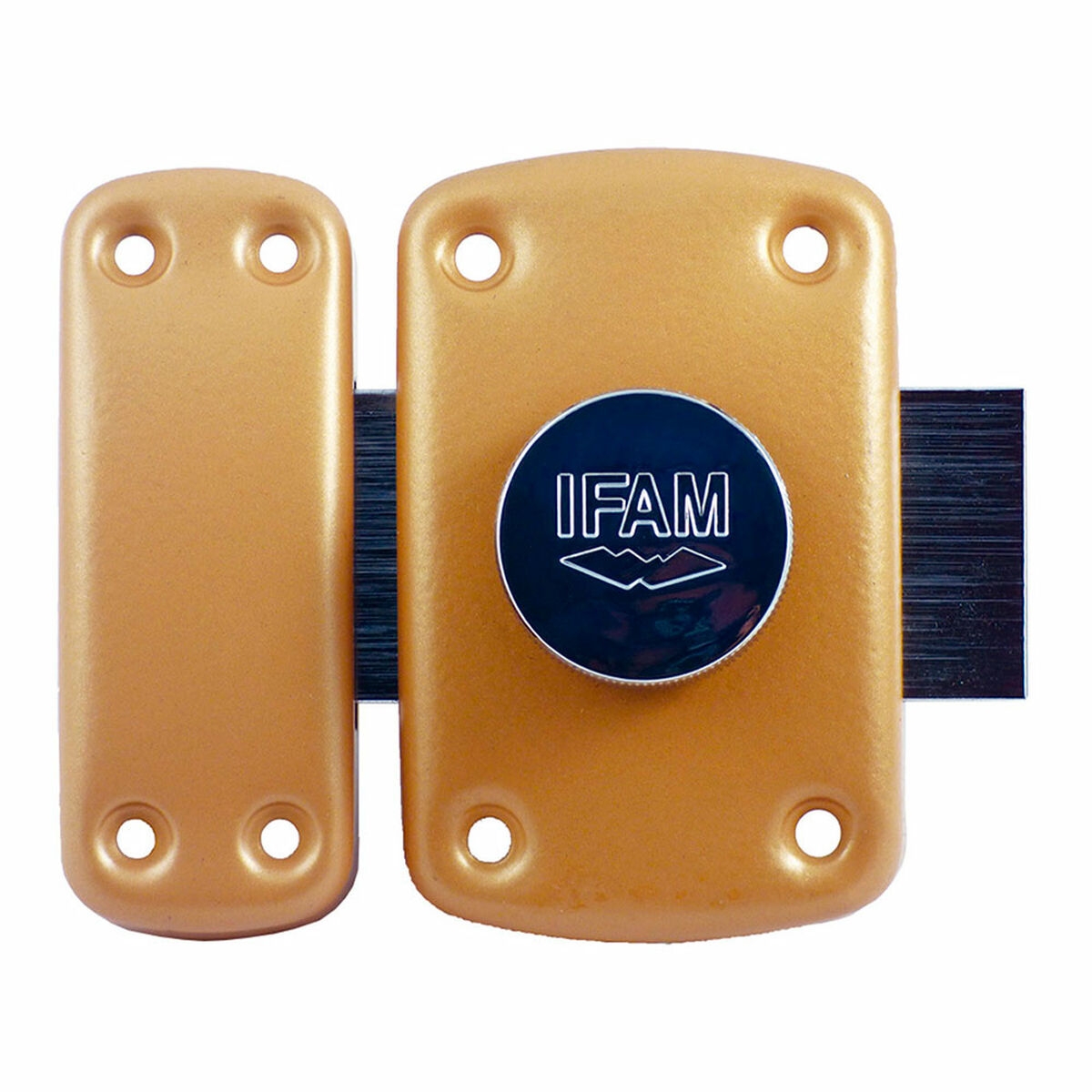 Cerrojo de Seguridad Ifam B5/50 Latón Sobreponer Marrón Acero 110 Mm