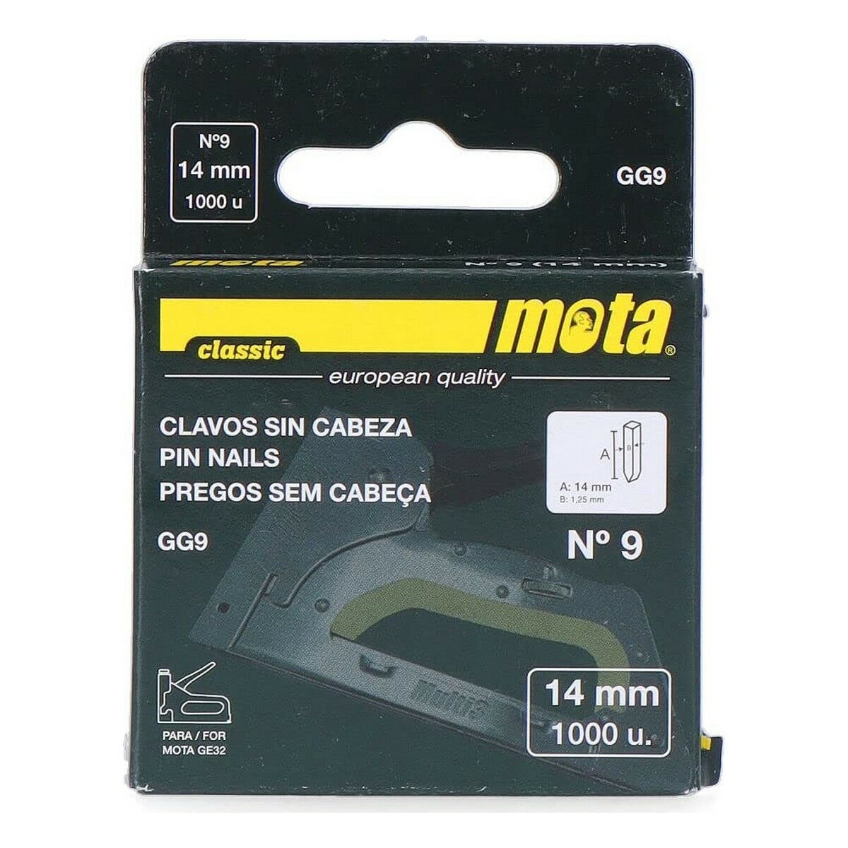 Clavos Mota Gg9 1000 Unidades