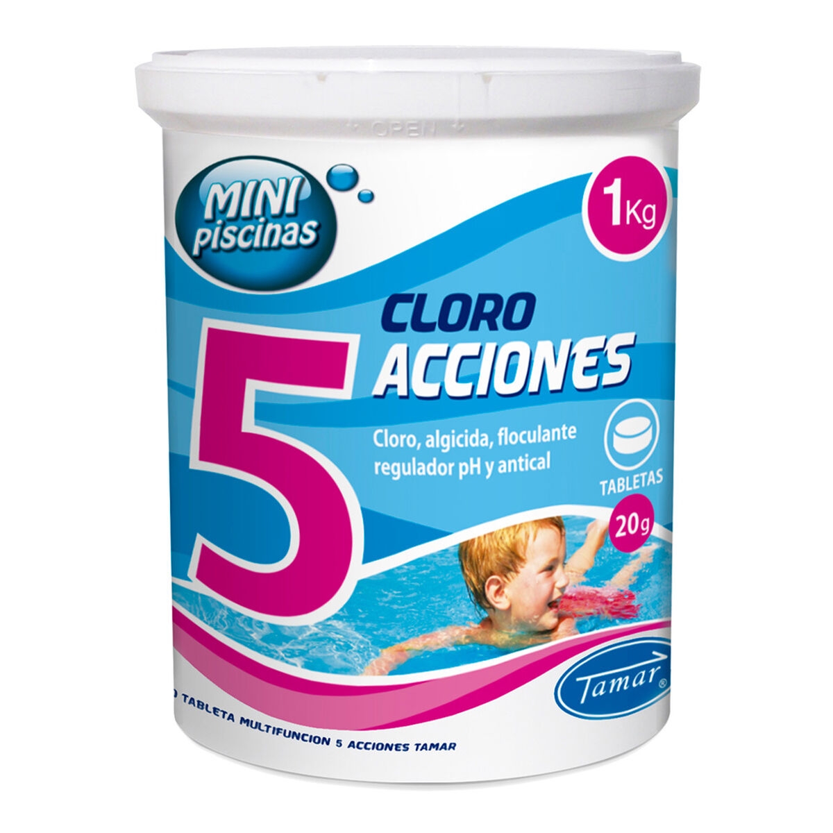 Cloro Tamar Multifunción 1 Kg Tabletas