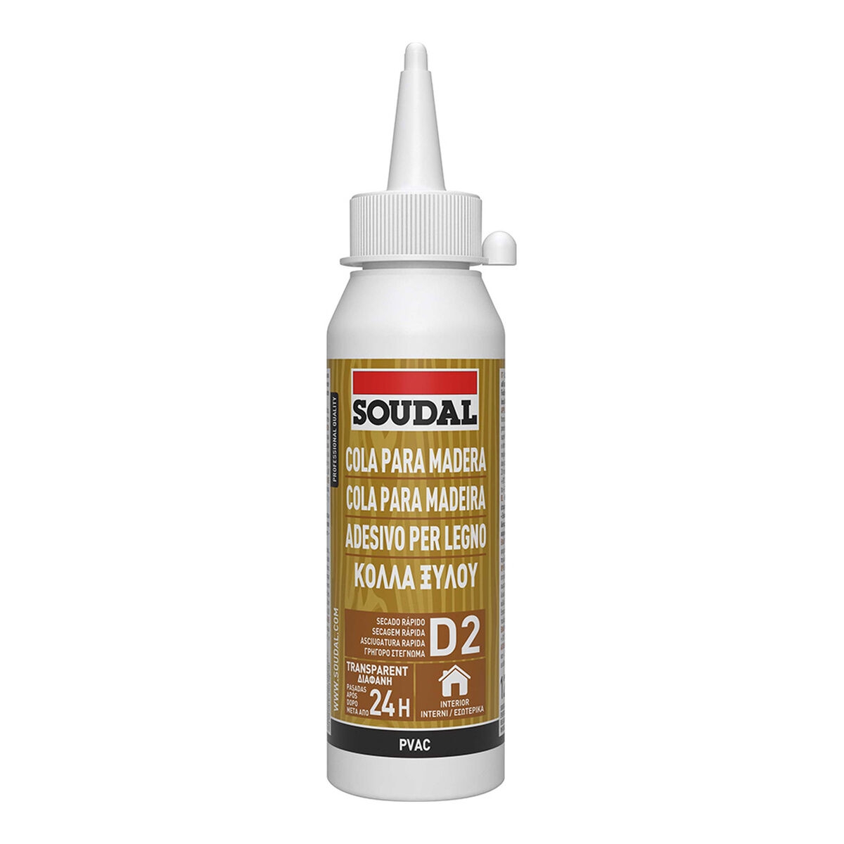 Cola Instantánea Soudal 120176 Madera Blanco 125 G