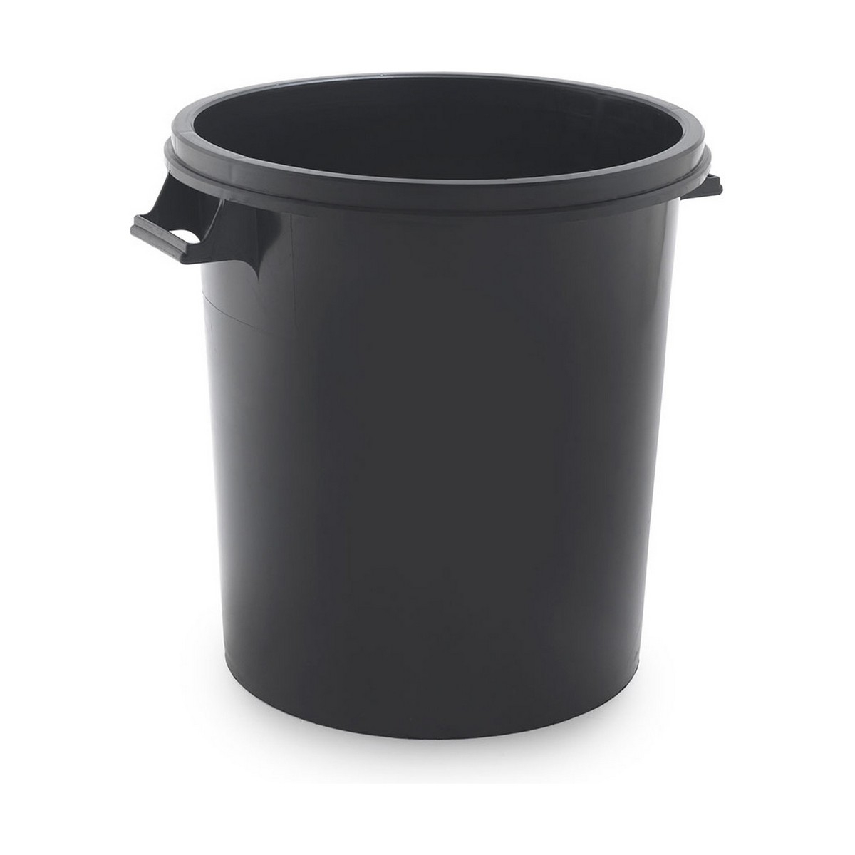 Cubo de Basura Sp Berner Negro Plástico 50 L