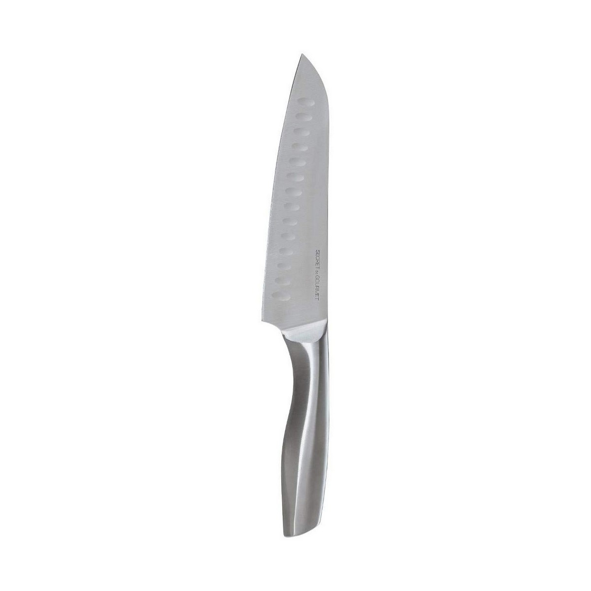 Cuchillo Santoku Secret de Gourmet Acero Inoxidable (31,5 Cm)