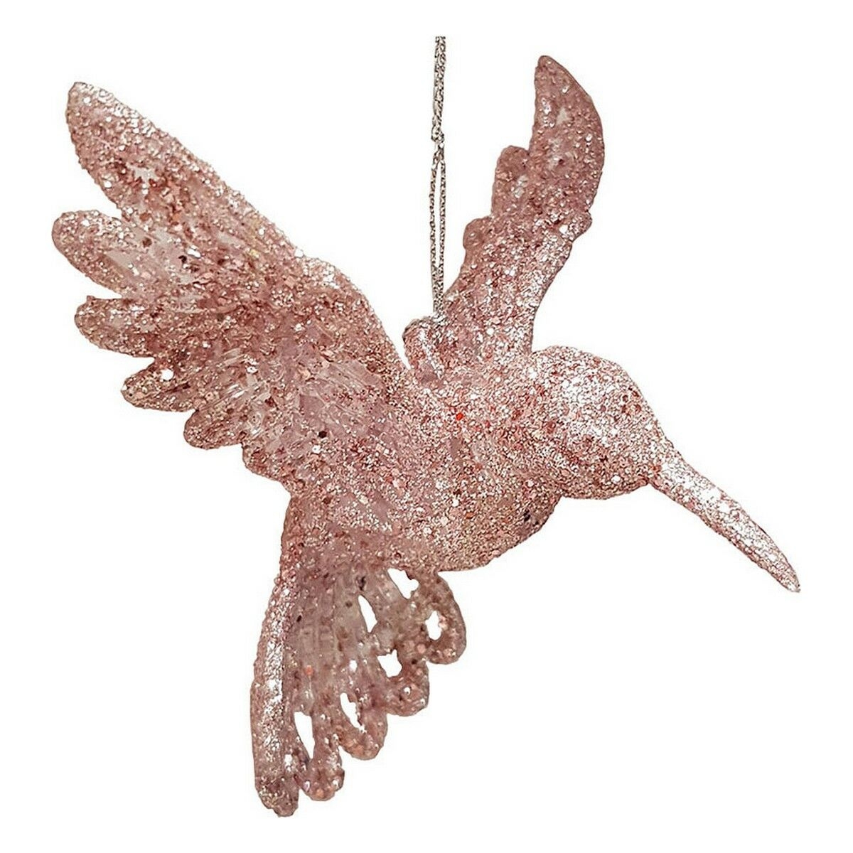 Decoración Colgante Christmas Decoration Rosa Pájaro 10 Cm