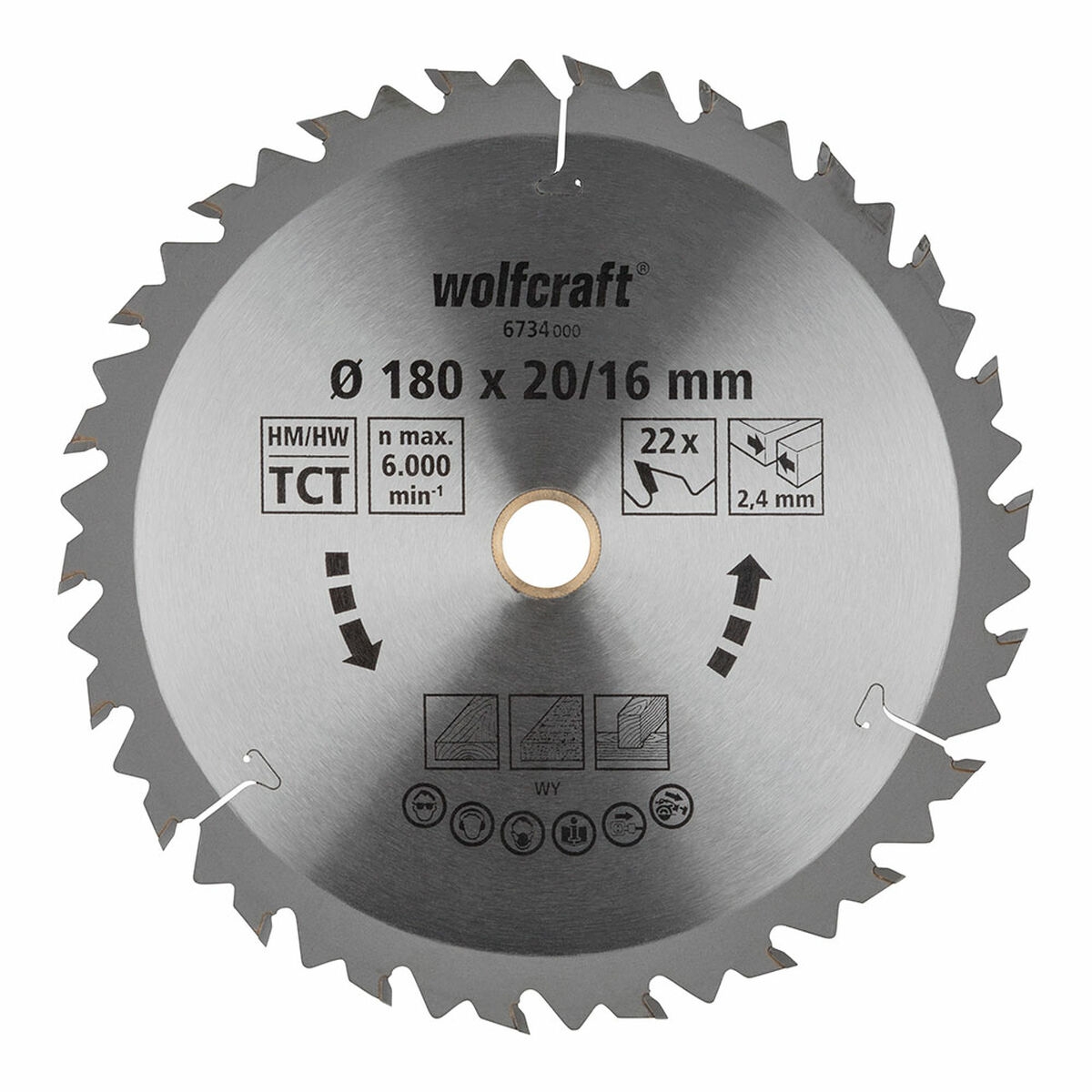 Disco de Corte Wolfcraft 6734000