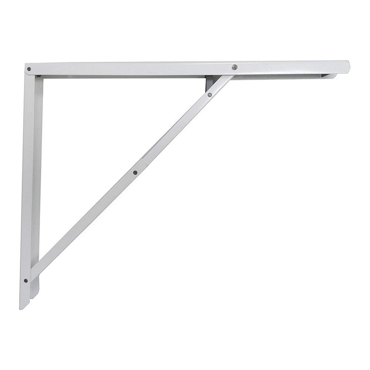 Escuadra Fepre Plegable Abatible Acero Blanco (40 X 52 Cm)