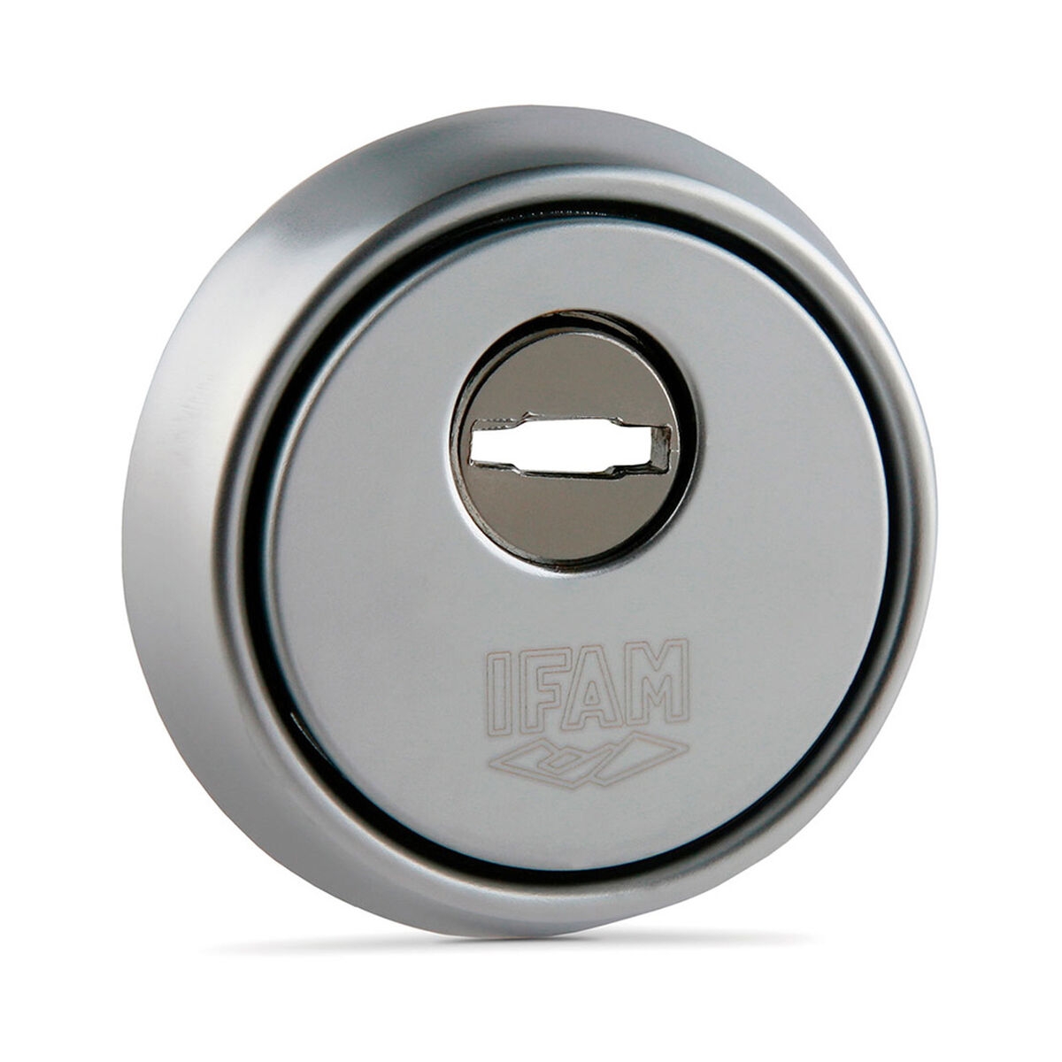 Escudo de Seguridad Ifam Es610Cm Plateado Acero ø 64 Mm Cromado