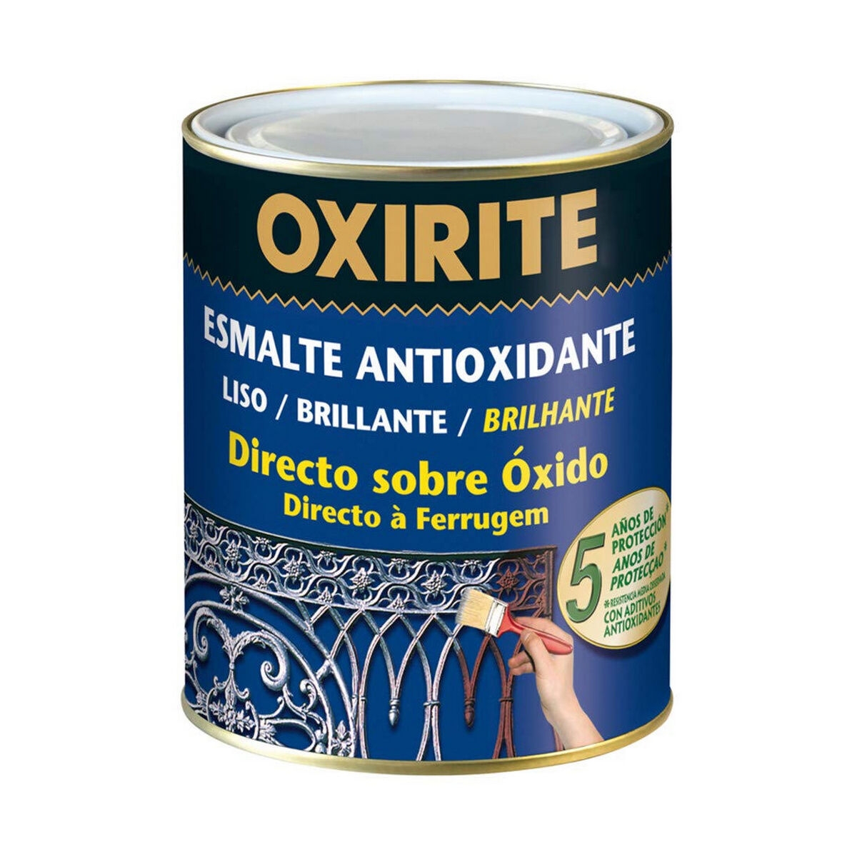 Esmalte Antioxidante Oxirite 5397800 Negro 750 Ml