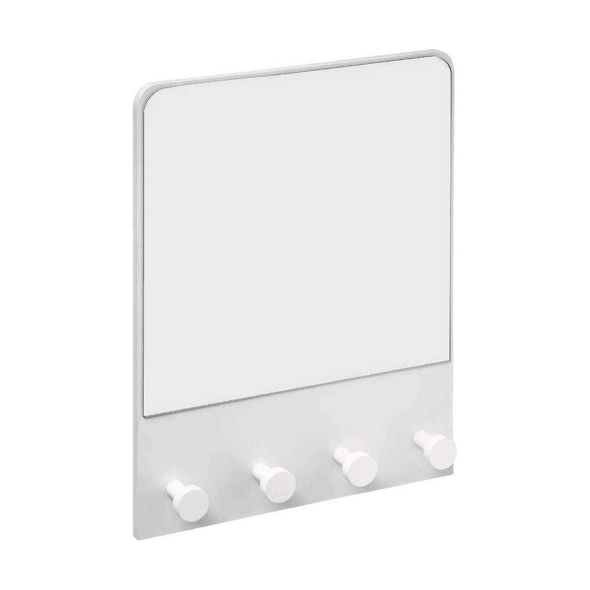 Espejo de Pared 5Five Colgador Blanco (50 X 37 X 6 Cm)