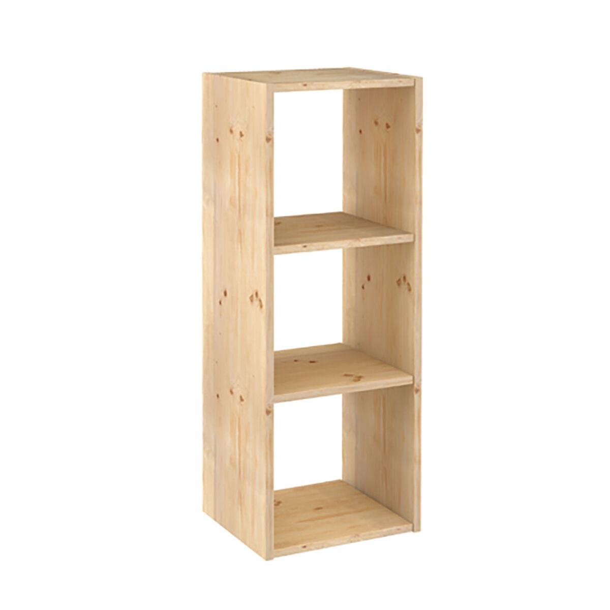 Estantería Astigarraga Dinamic 3 Cubos Modular Natural Madera (107 X 36,2 X 34 Cm)