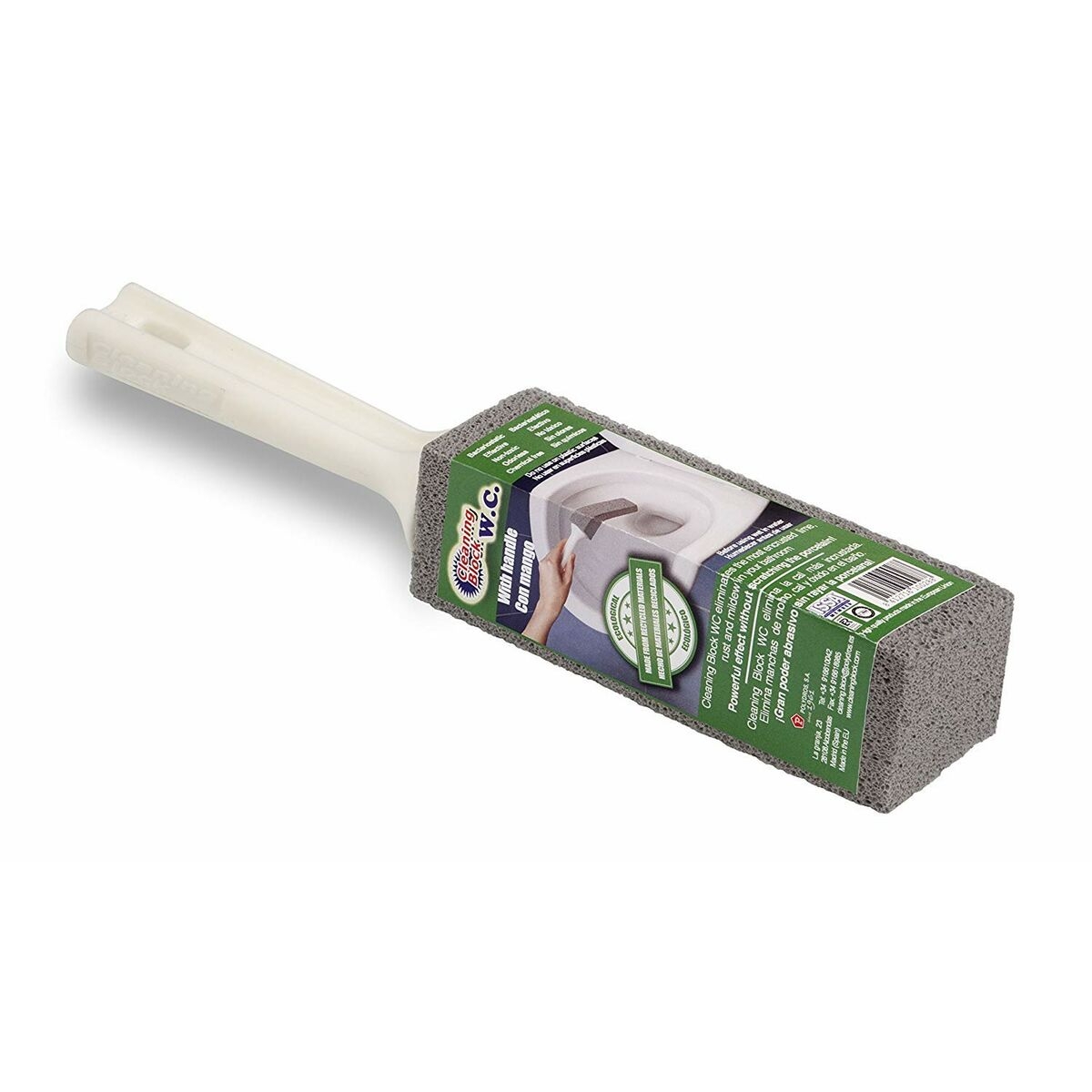 Estropajo Cleaning Block Inodoro Gris (23,5 Cm)