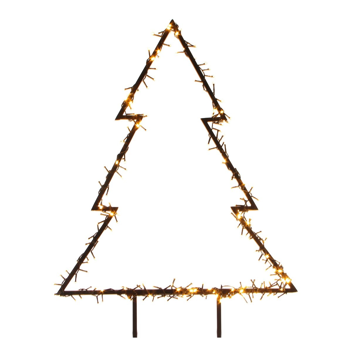 Figura Decorativa Para Jardín Luca árbol Silueta de Luces Blanco 220 V (53 X 75 Cm)