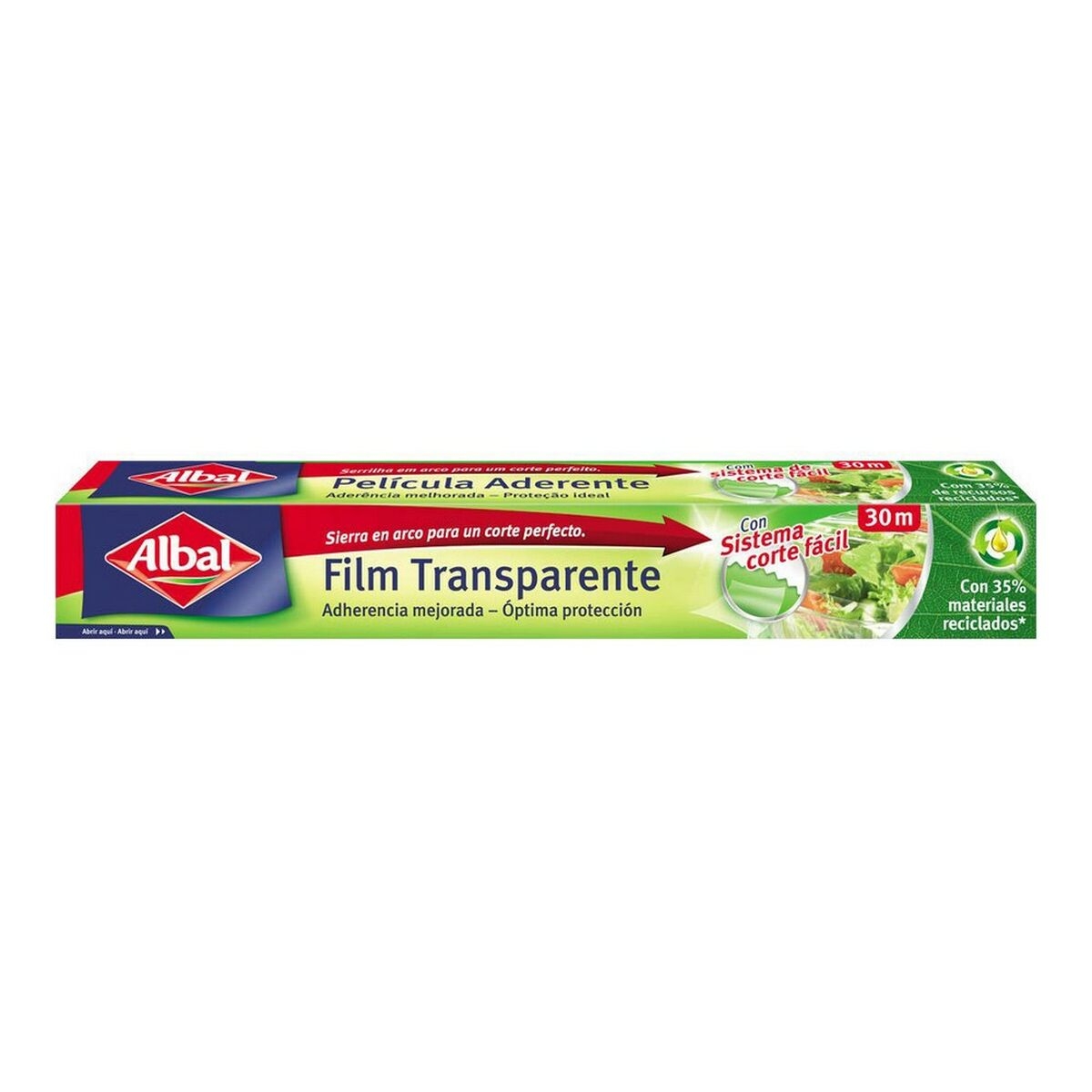 Film Para Envolver Alimentos Albal Transparente (30 M)