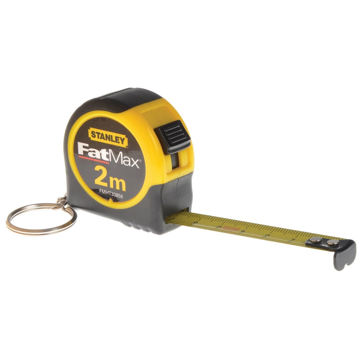 Flexómetro Stanley Fatmax Llavero Mini Caucho Abs (2 M X 13 Mm)