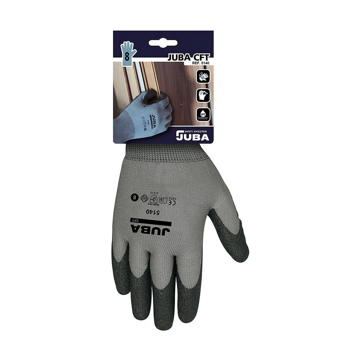 Guantes de Trabajo Juba Nailon Pvc