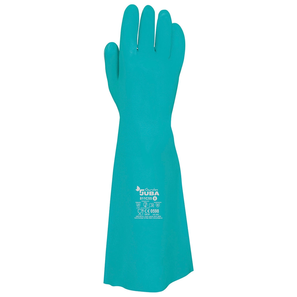 Guantes de Trabajo Juba Satinado Nitrilo Piscina