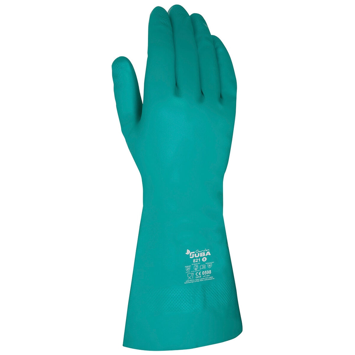 Guantes de Trabajo Juba Verde Nitrilo