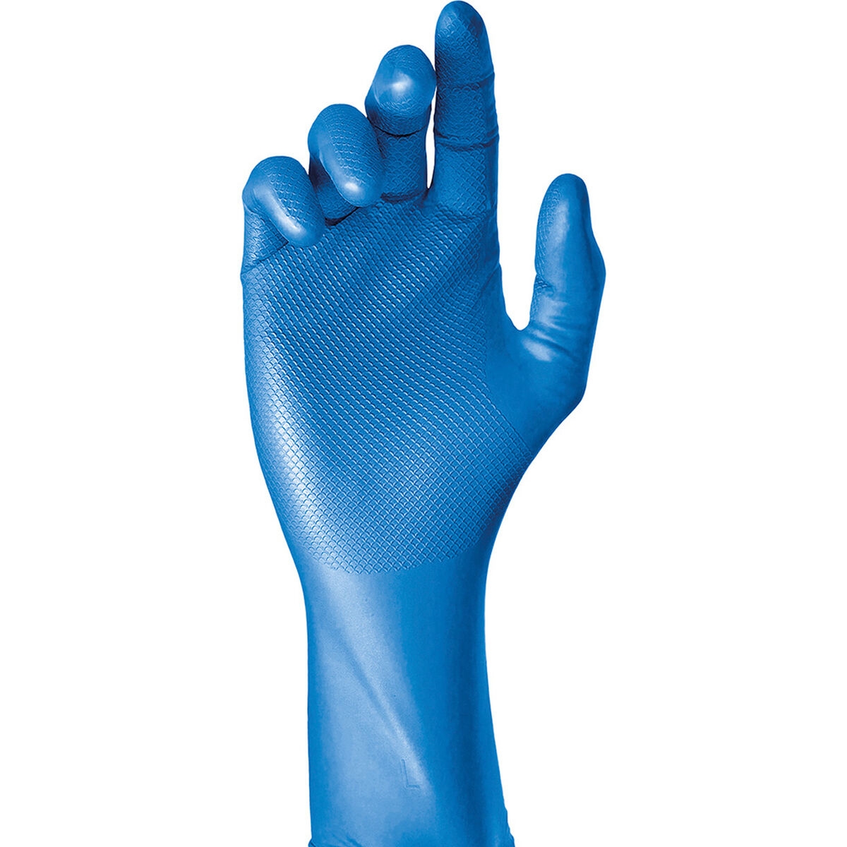 Guantes Desechables Juba Caja Sin Polvo Azul Nitrilo (50 Unidades)