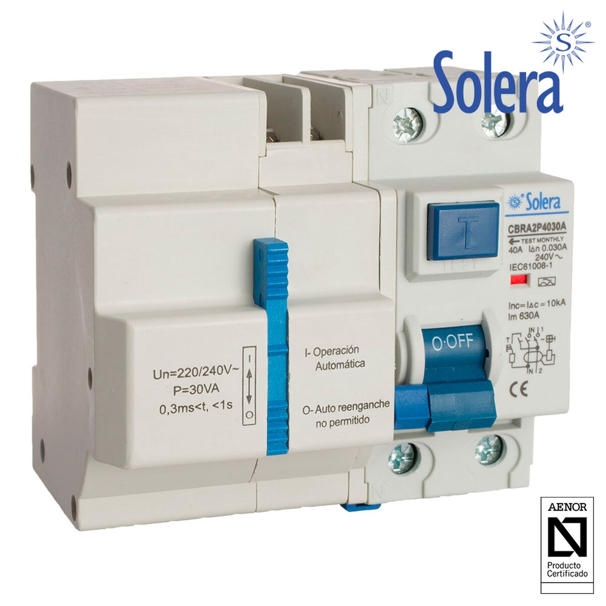 Interruptor Automático Residencial Solera Cbra2P4030A