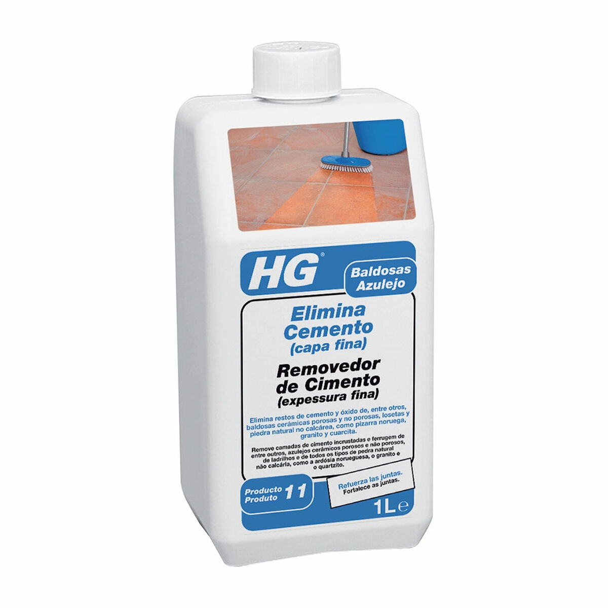 Limpiador de Suelos Hg Cemento Baldosa y Azulejo 1 L