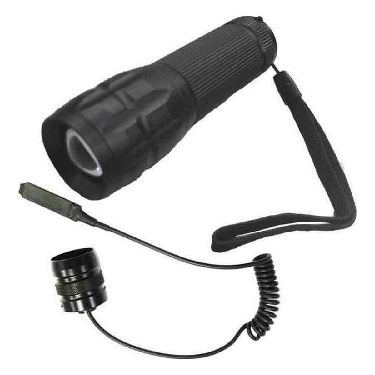 Linterna Led Edm Zoom Negro Aluminio 3 W