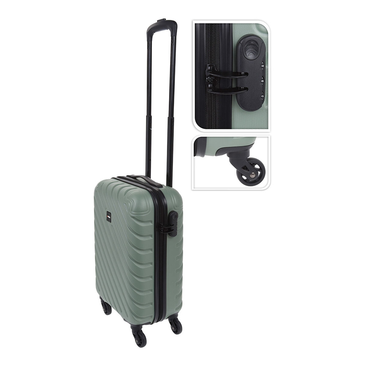 Maleta Pro World Trolley Con Ruedas 33 X 20 X 53 Cm Gris