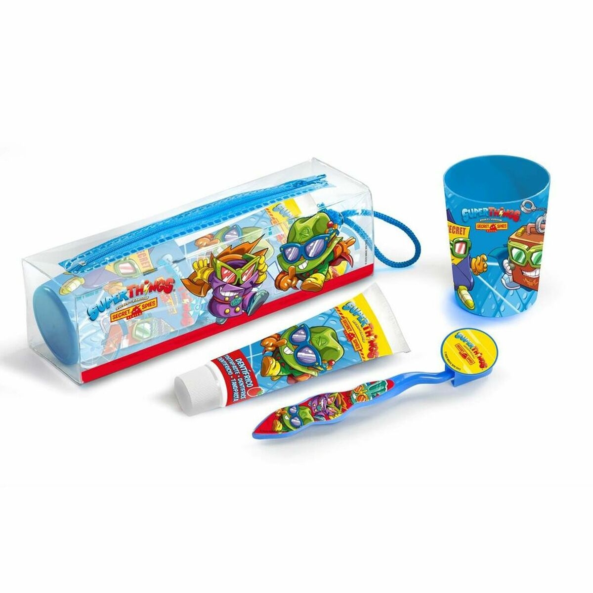 Neceser Infantil Lorenay Superthings (4 Pcs)