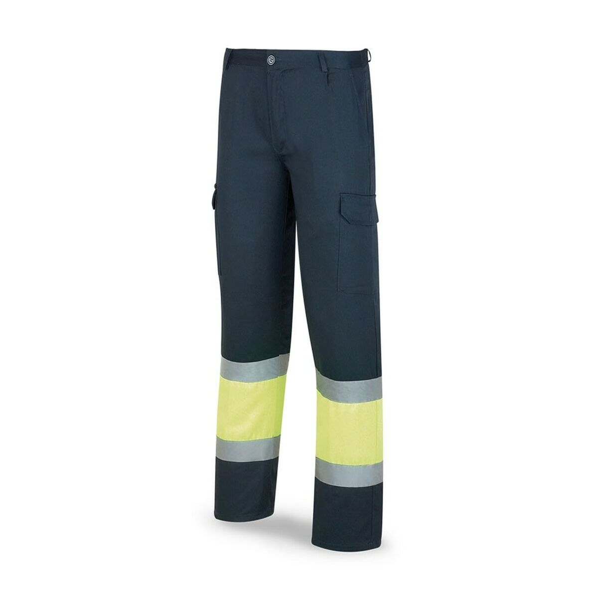 Pantalones de Seguridad 388Pfxyfa Amarillo Azul Marino Alta Visibilidad