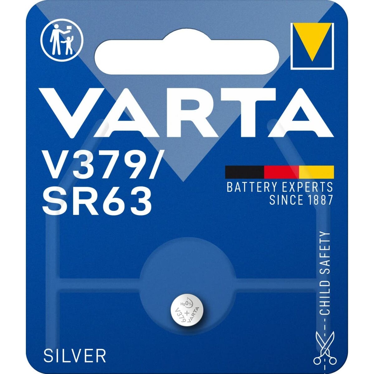 Pila de Botón Varta Silver óxido de Plata 1,55 V Sr63