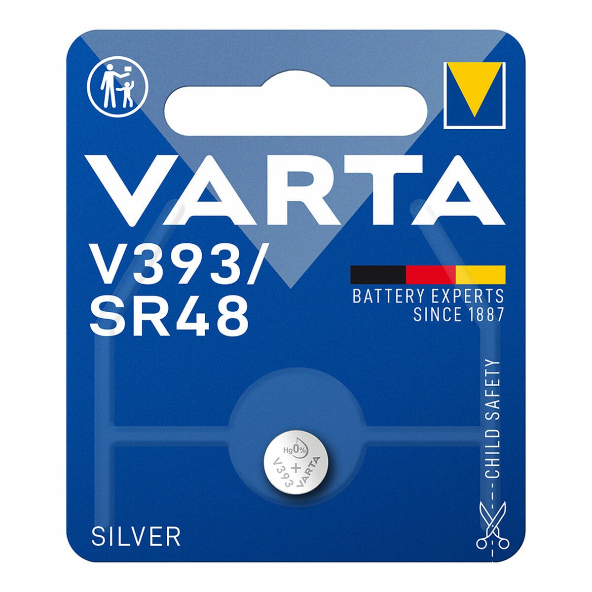 Pila de Botón Varta Silver óxido de Plata 1,55 V Sr48