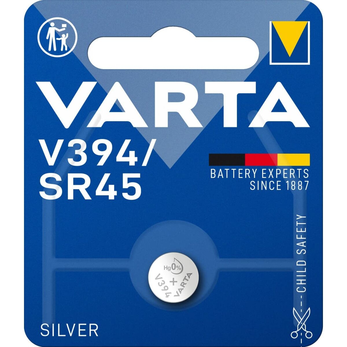 Pila de Botón Varta Silver óxido de Plata 1,55 V Sr45