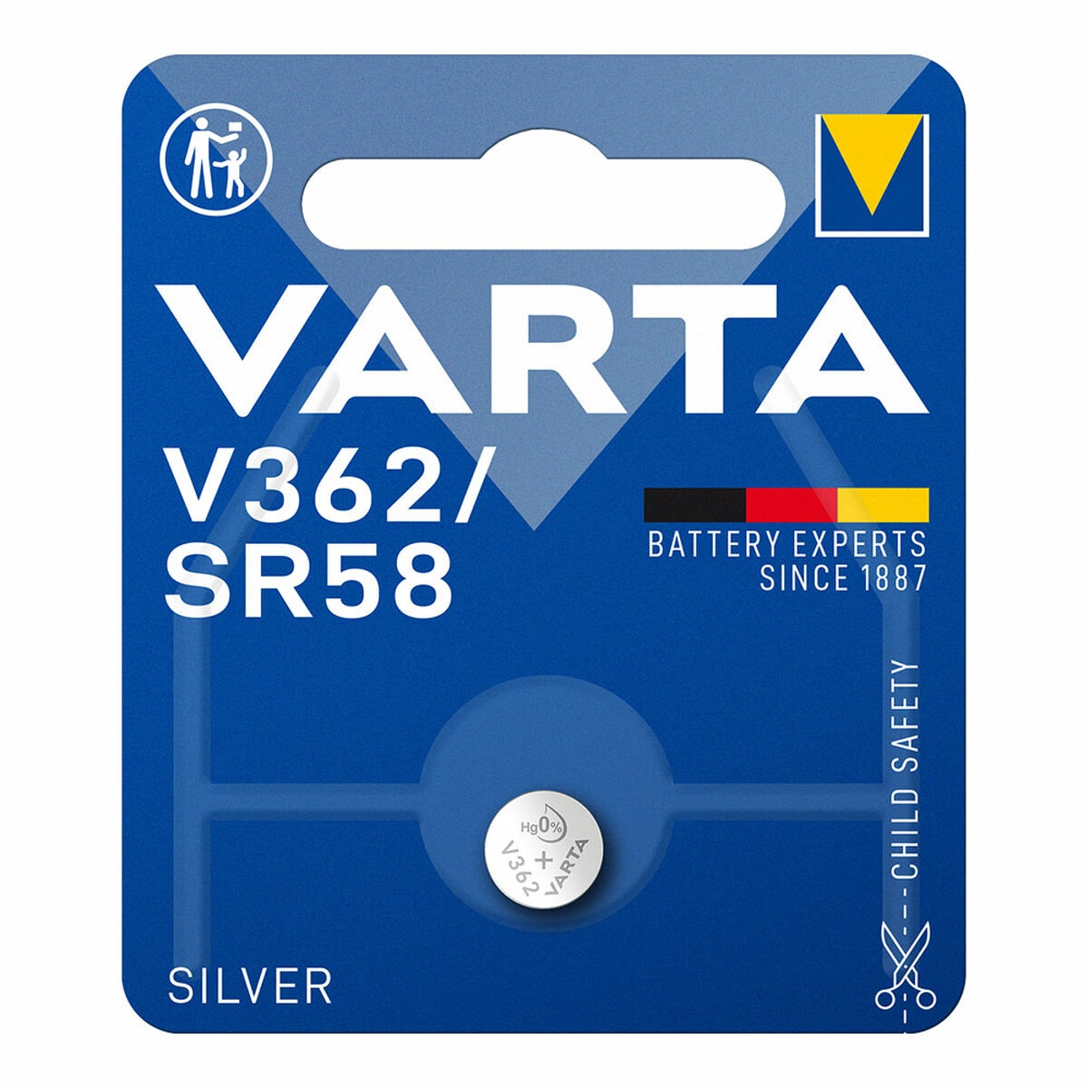 Pila de Botón Varta Silver óxido de Plata 1,55 V Sr58