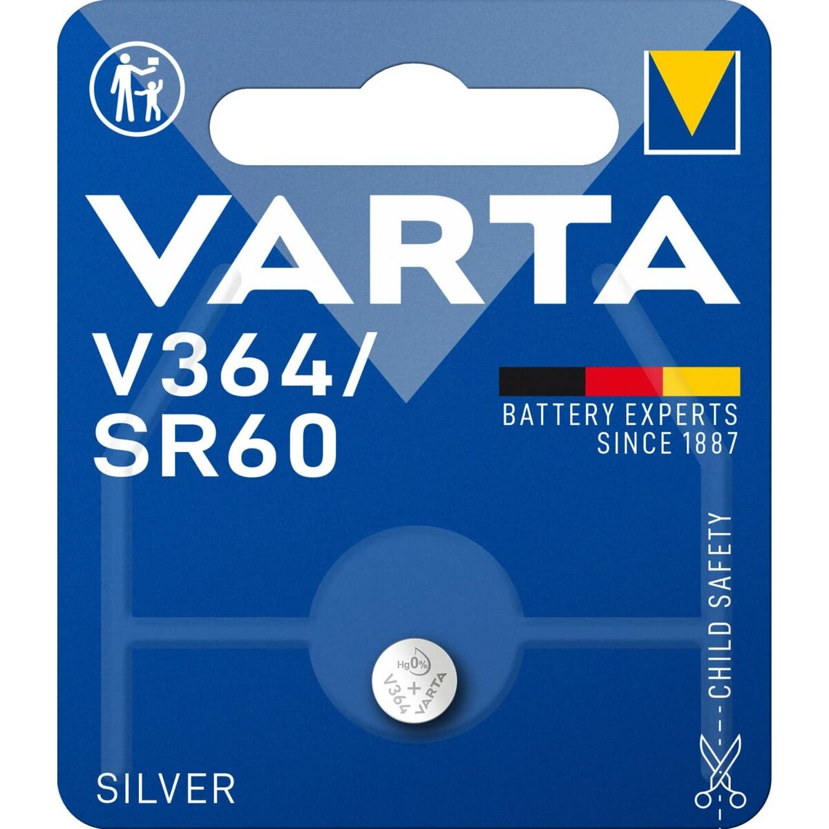 Pila de Botón Varta Silver óxido de Plata 1,55 V Sr60