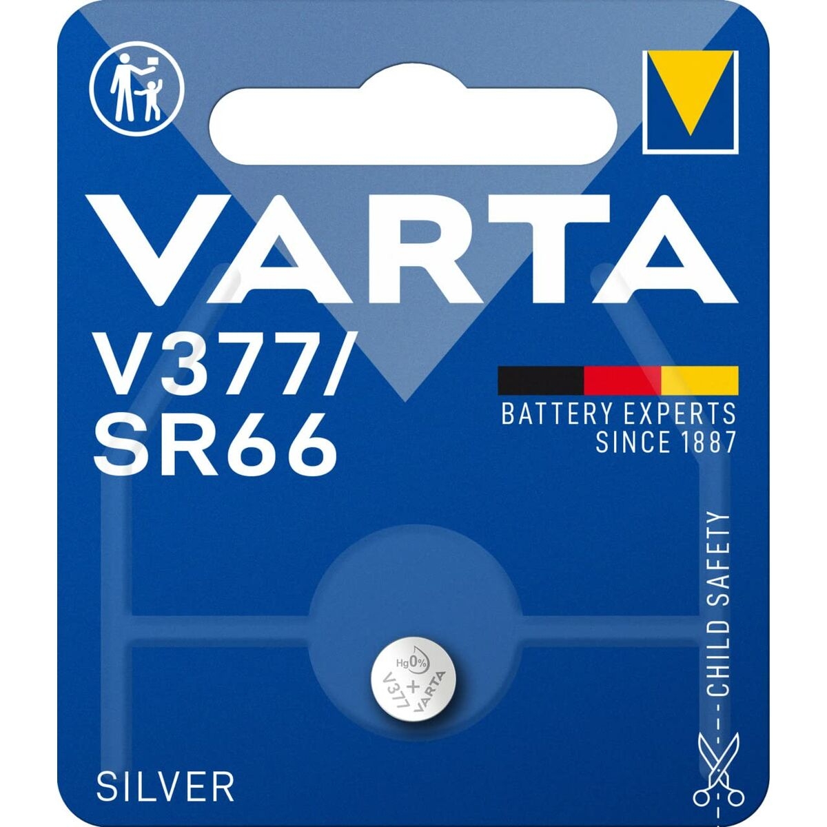 Pila de Botón Varta Silver óxido de Plata 1,55 V Sr66