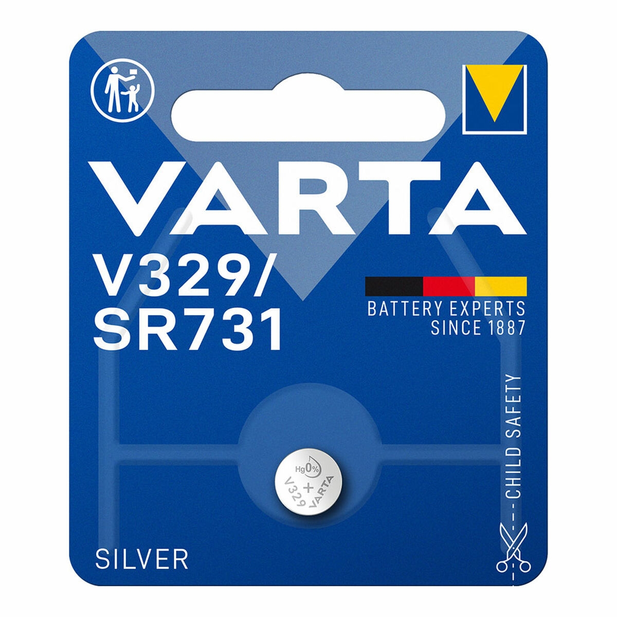 Pila de Botón Varta Silver óxido de Plata 1,55 V Sr73