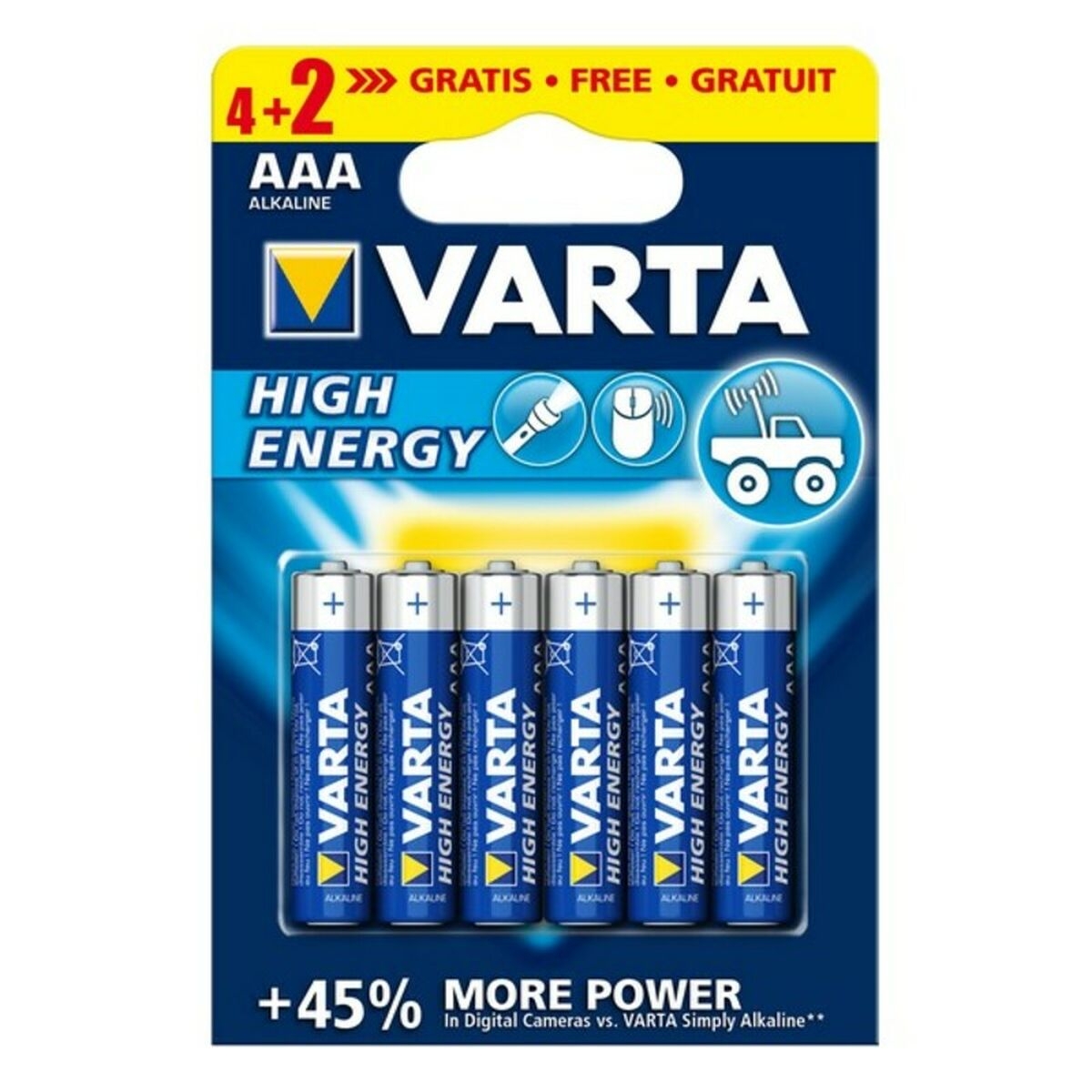 Pila Varta 4903121436 Aaa 6 Uds