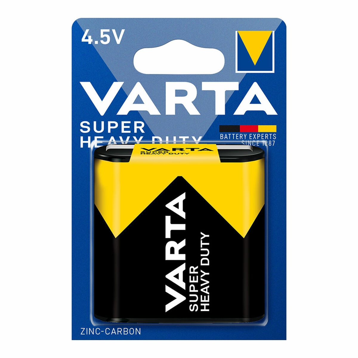 Pila Varta Super Heavy Duty 4,5 V Salina Petaca 3Lr12