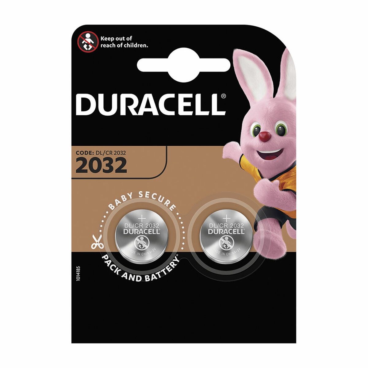 Pilas de Botón de Litio Duracell Cr2032 3 V (2 Unidades)