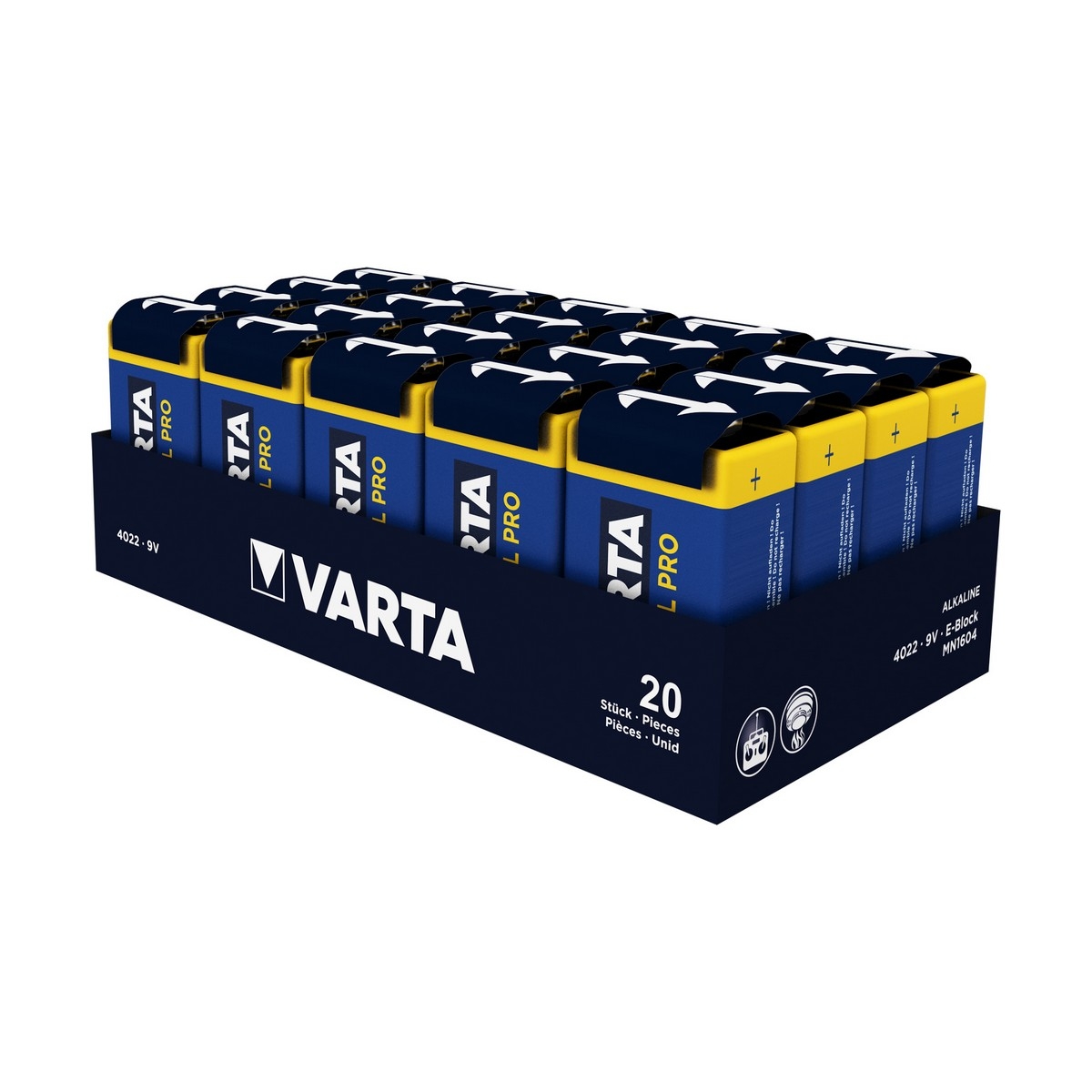 Pilas Varta 6Lr61 (20 Piezas)