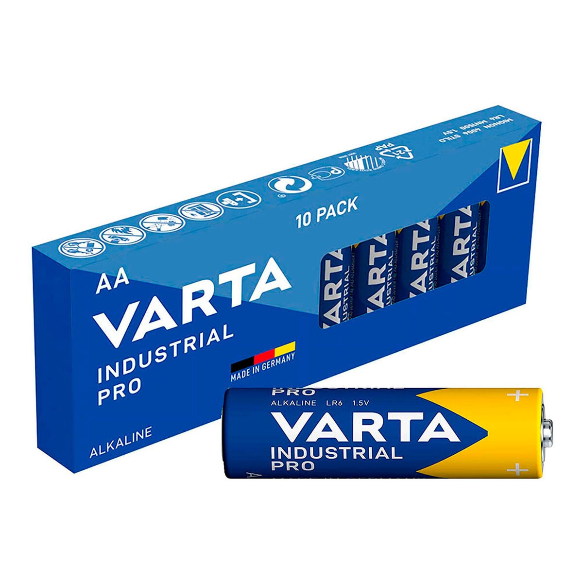 Pilas Varta Industrial Pro Aa Lr06 1,5 V (10 Unidades)