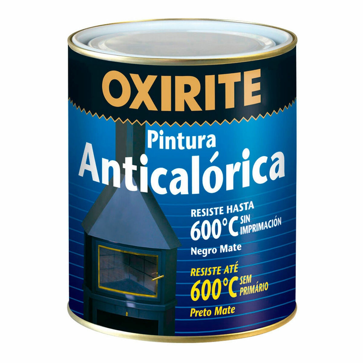 Pintura Anticalórica Oxirite 5398041 Negro 750 Ml