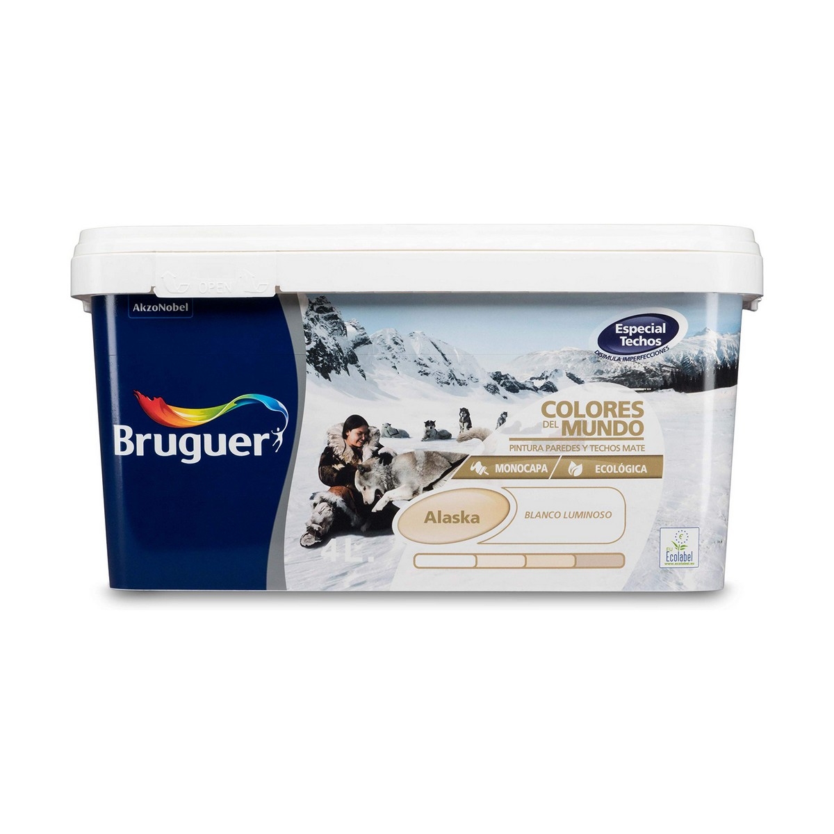 Pintura Bruguer Alaska 4 L Blanco Extra