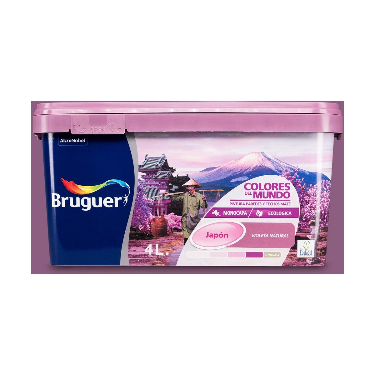 Pintura Bruguer Japon 4 L Violeta Natural