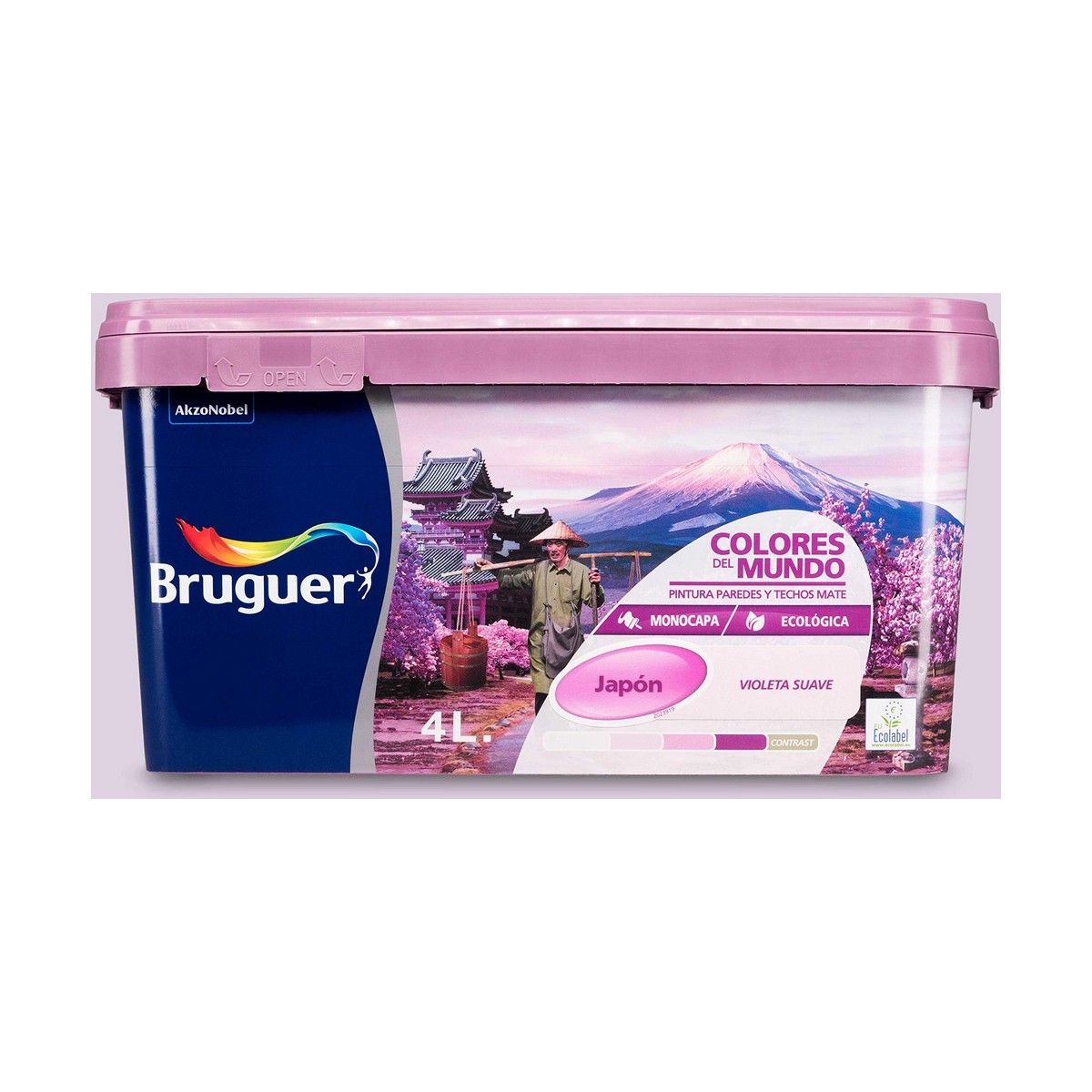 Pintura Bruguer Japon 4 L Violeta Suave