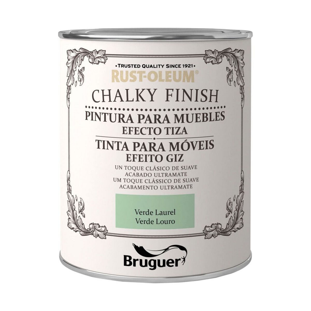 Pintura Bruguer Rust-Oleum Chalky Finish 5397547 Muebles 750 Ml Laurel